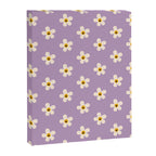 Retro Happy Daisy Flower in Purple Canvas Print Gallery Image 6