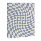 Sky Blue Checker Canvas Print Gallery Image 6