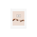 The Creation of Adam by Michelangelo Art Print Gallery Image 1