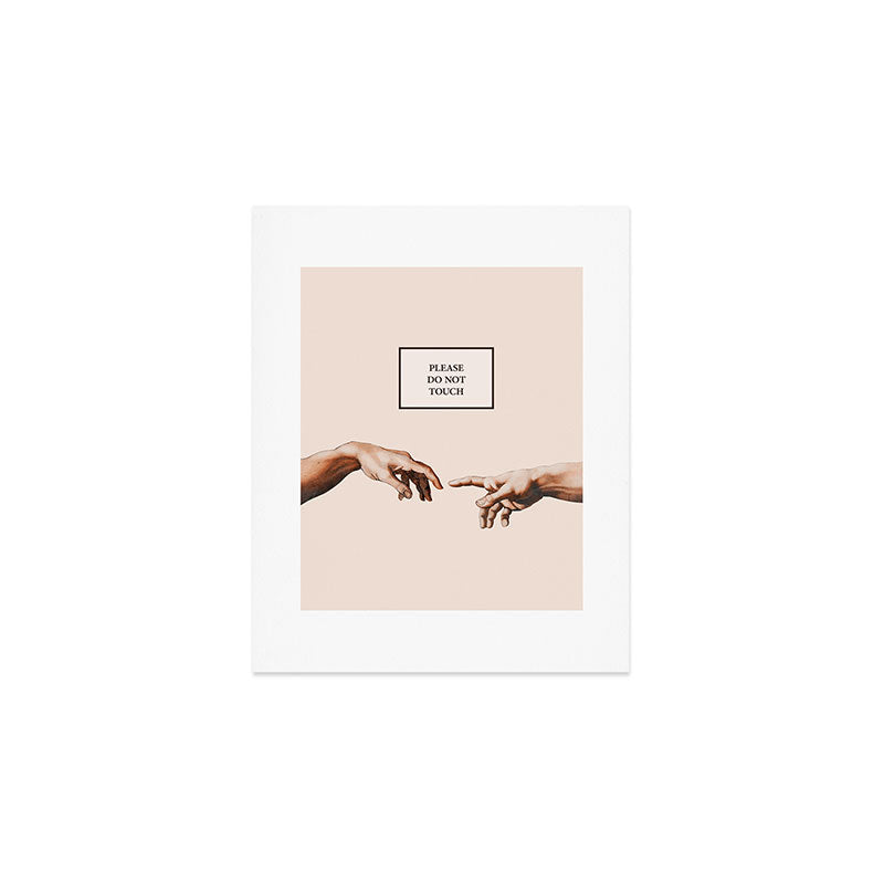 The Creation of Adam by Michelangelo Art Print Gallery Image 1