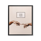 The Creation of Adam by Michelangelo Framed Canvas Print Gallery Image 6