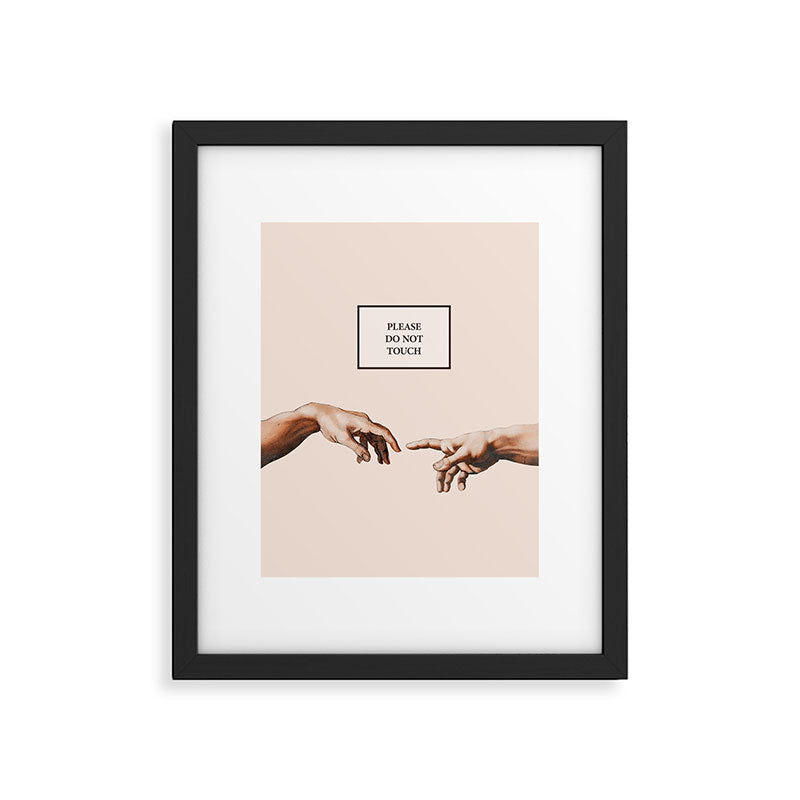 The Creation of Adam by Michelangelo Framed Art Print Gallery Image 5