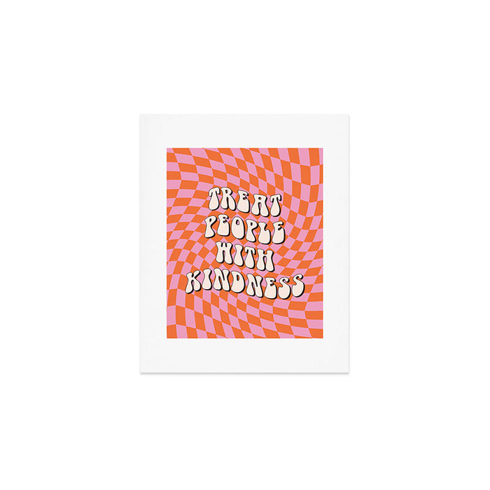 Treat People with Kindness Art Print Gallery Image 1