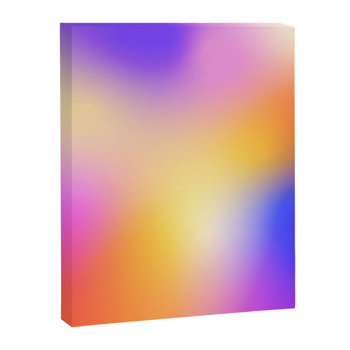 Warm Colorful Sunset Gradient  Canvas Print Gallery Image 1