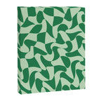 Wavy Check in Forest Green Canvas Print Gallery Image 8