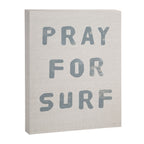 Pray For Surf (Linen) Canvas Print Gallery Image 6