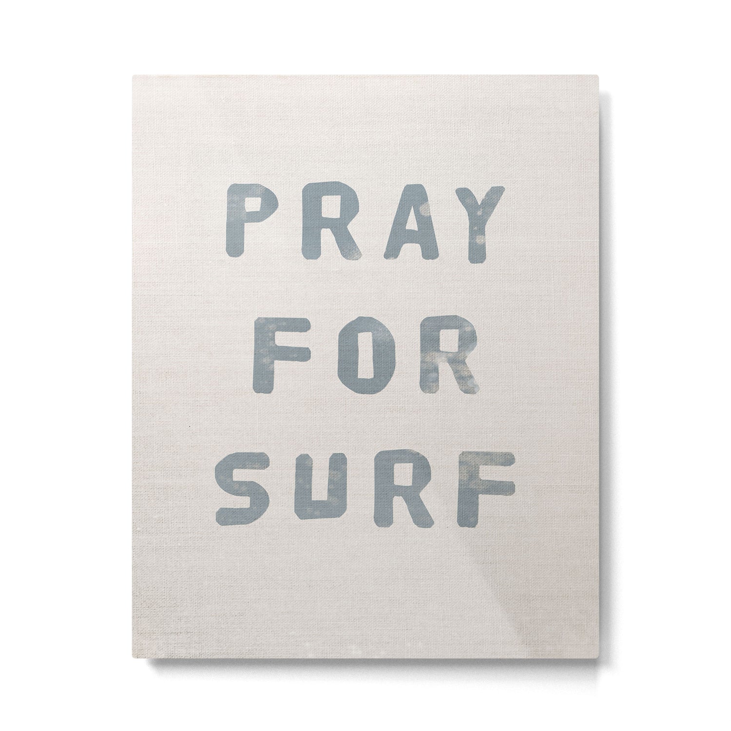 Pray For Surf (Linen) Metal Print Gallery Image 4