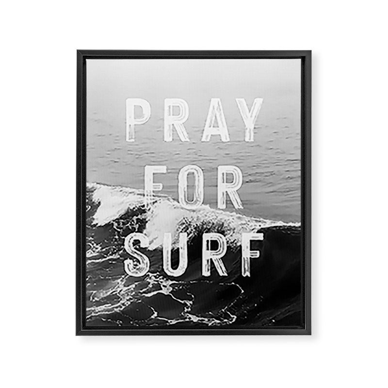 Pray For Surf (Photo) Framed Canvas Print Gallery Image 6