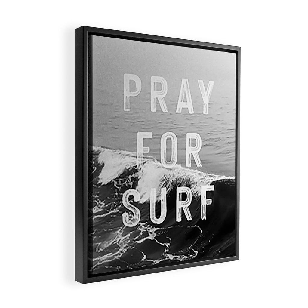 Pray For Surf (Photo) Framed Canvas Print Gallery Image 2