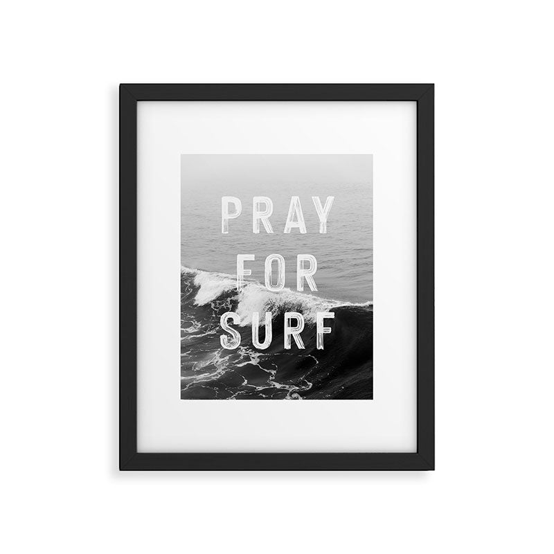 Pray For Surf (Photo) Framed Art Print Gallery Image 5