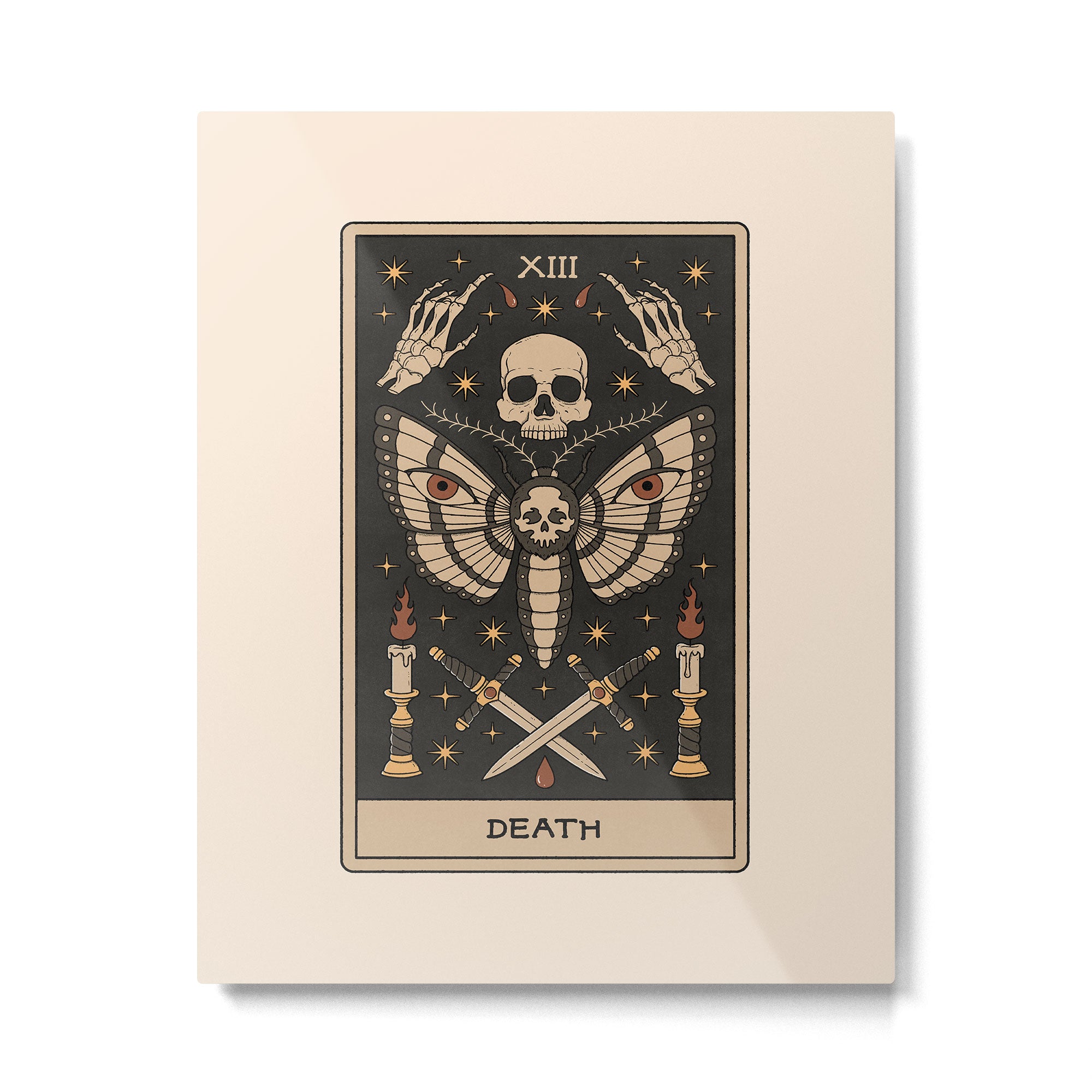 Death - Moth Tarot Metal Print Gallery Image 6