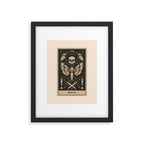 Death - Moth Tarot Framed Art Print Gallery Image 6