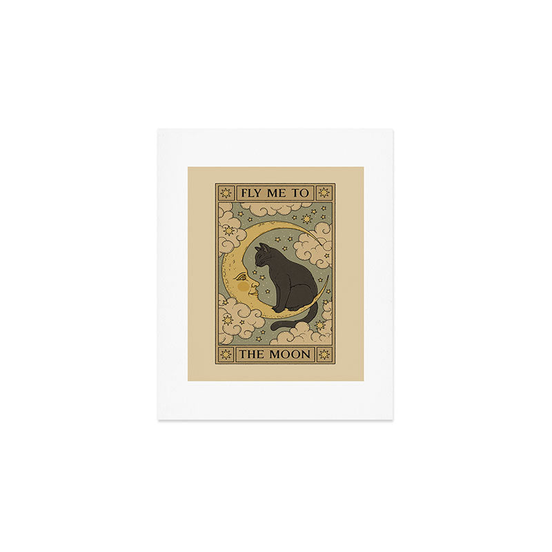 Fly Me to The Moon Art Print Gallery Image 1