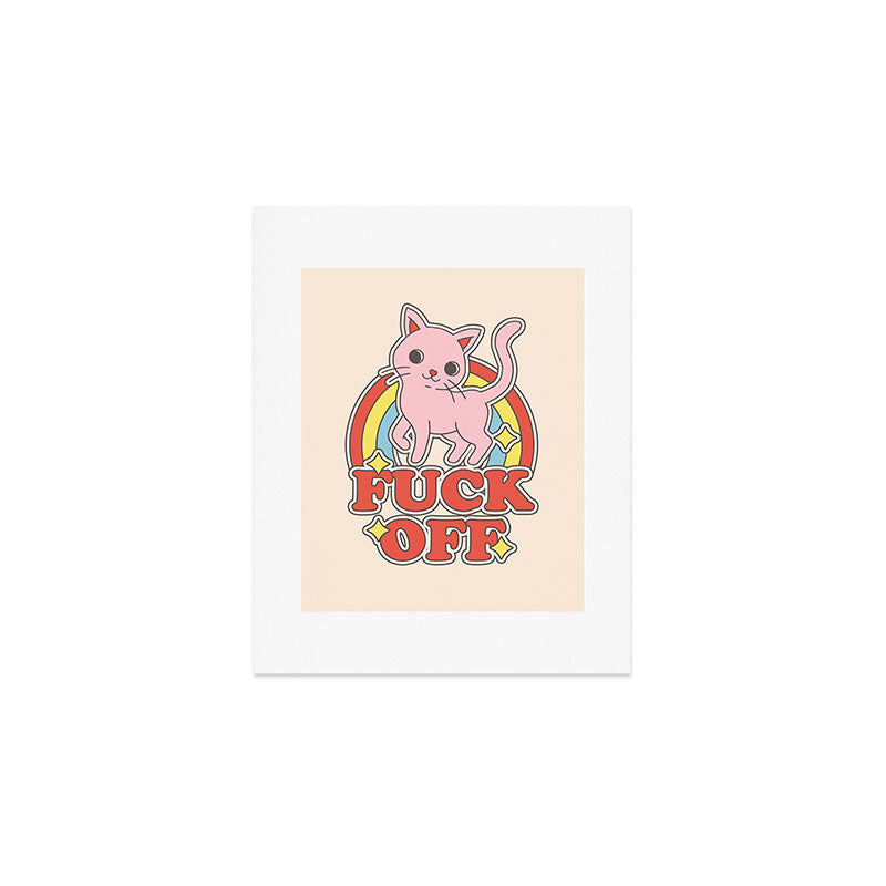 Fuck Off Art Print Gallery Image 1