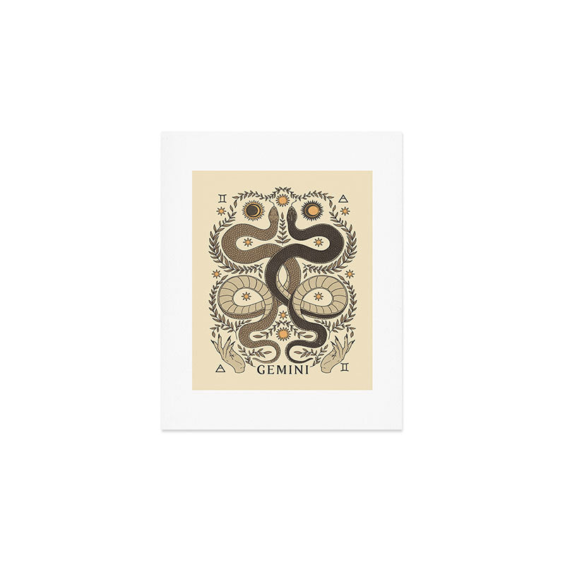 Gemini, The Twins Art Print Gallery Image 1