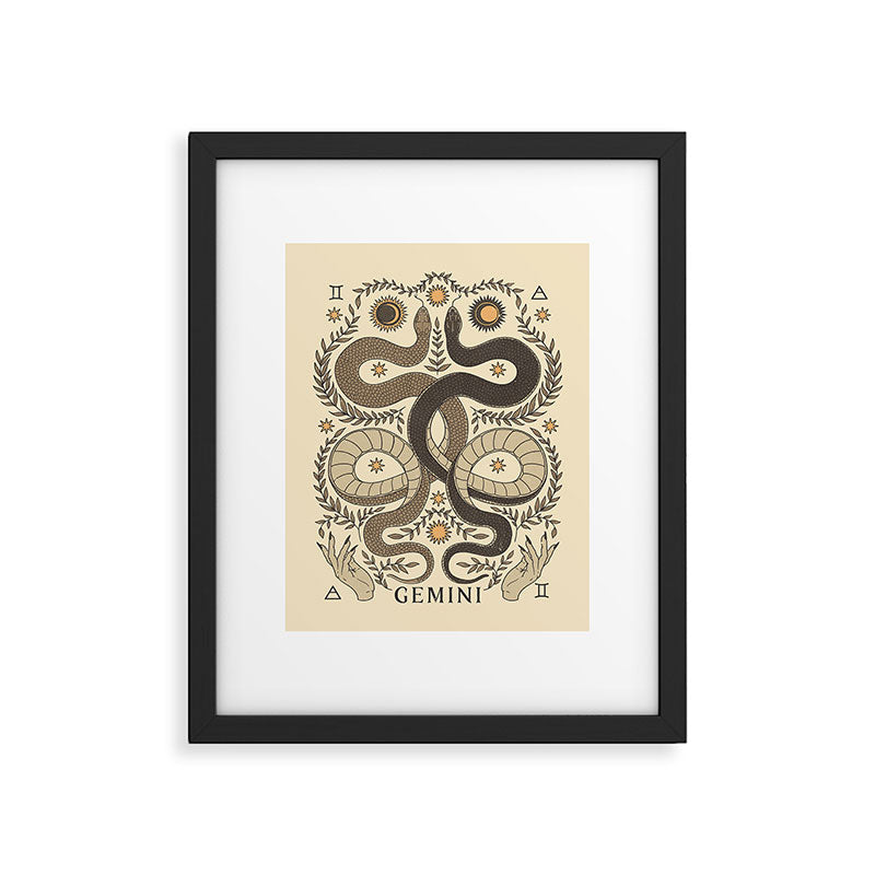 Gemini, The Twins Framed Art Print Gallery Image 6