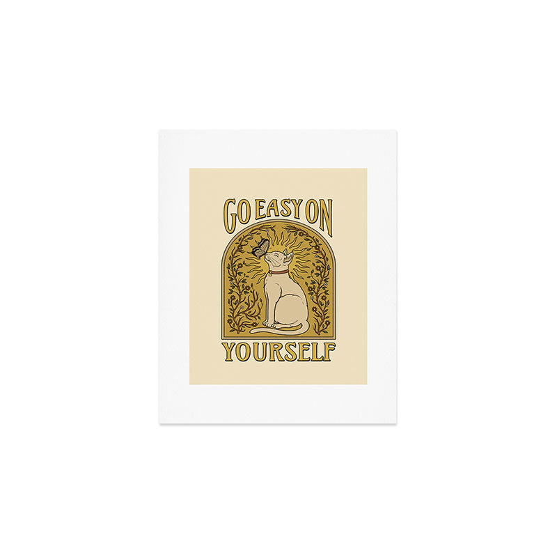 Go Easy on Yourself Art Print Gallery Image 1