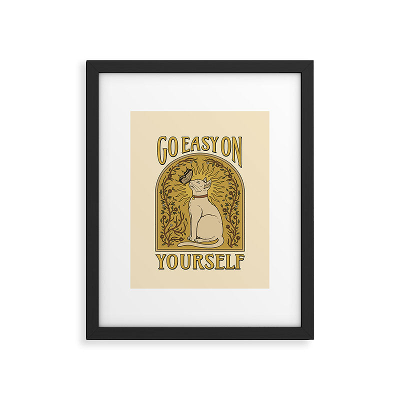 Go Easy on Yourself Framed Art Print Gallery Image 6