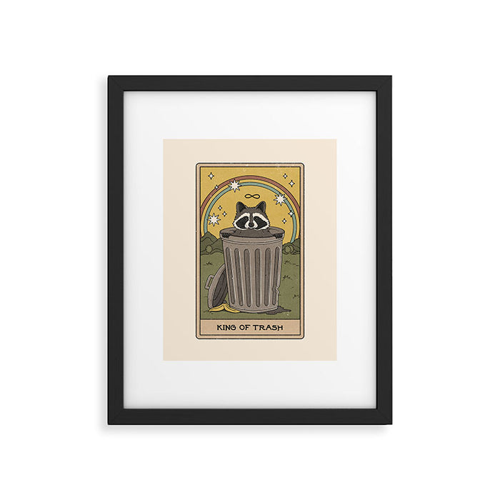 King of Trash Framed Art Print Gallery Image 1