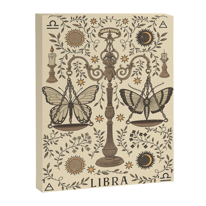 Libra, The Scales Canvas Print Gallery Image 1