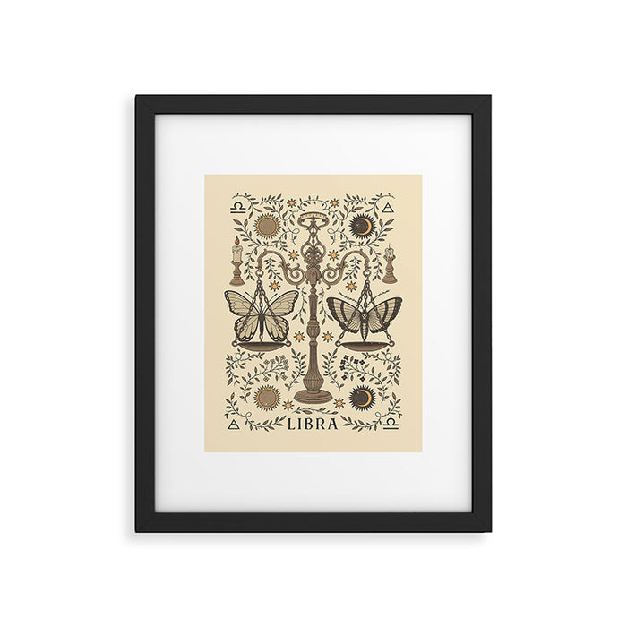 Libra, The Scales Framed Art Print Gallery Image 1