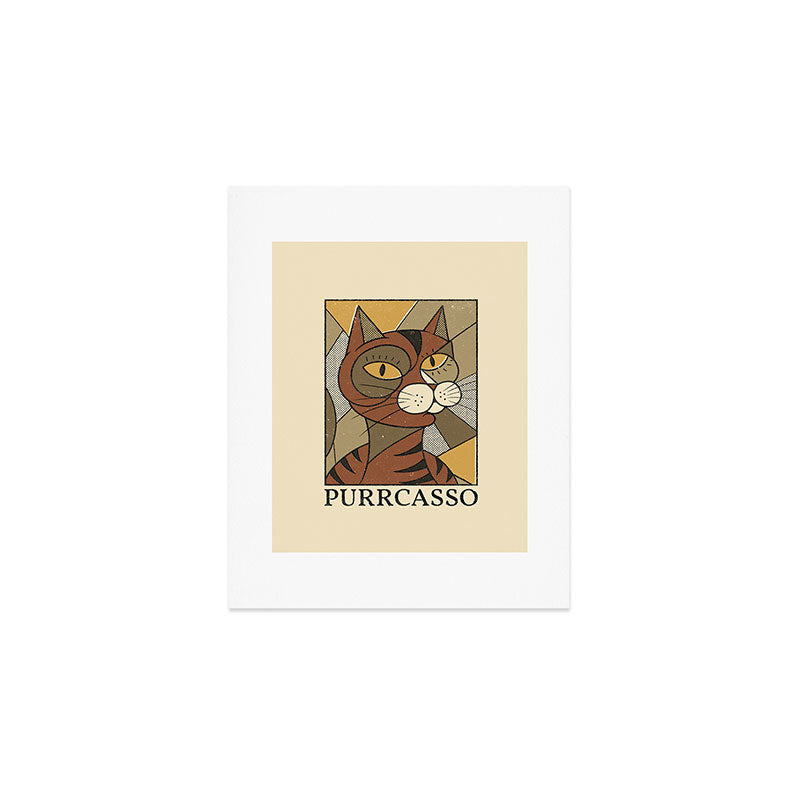 Purrcasso Art Print Gallery Image 1