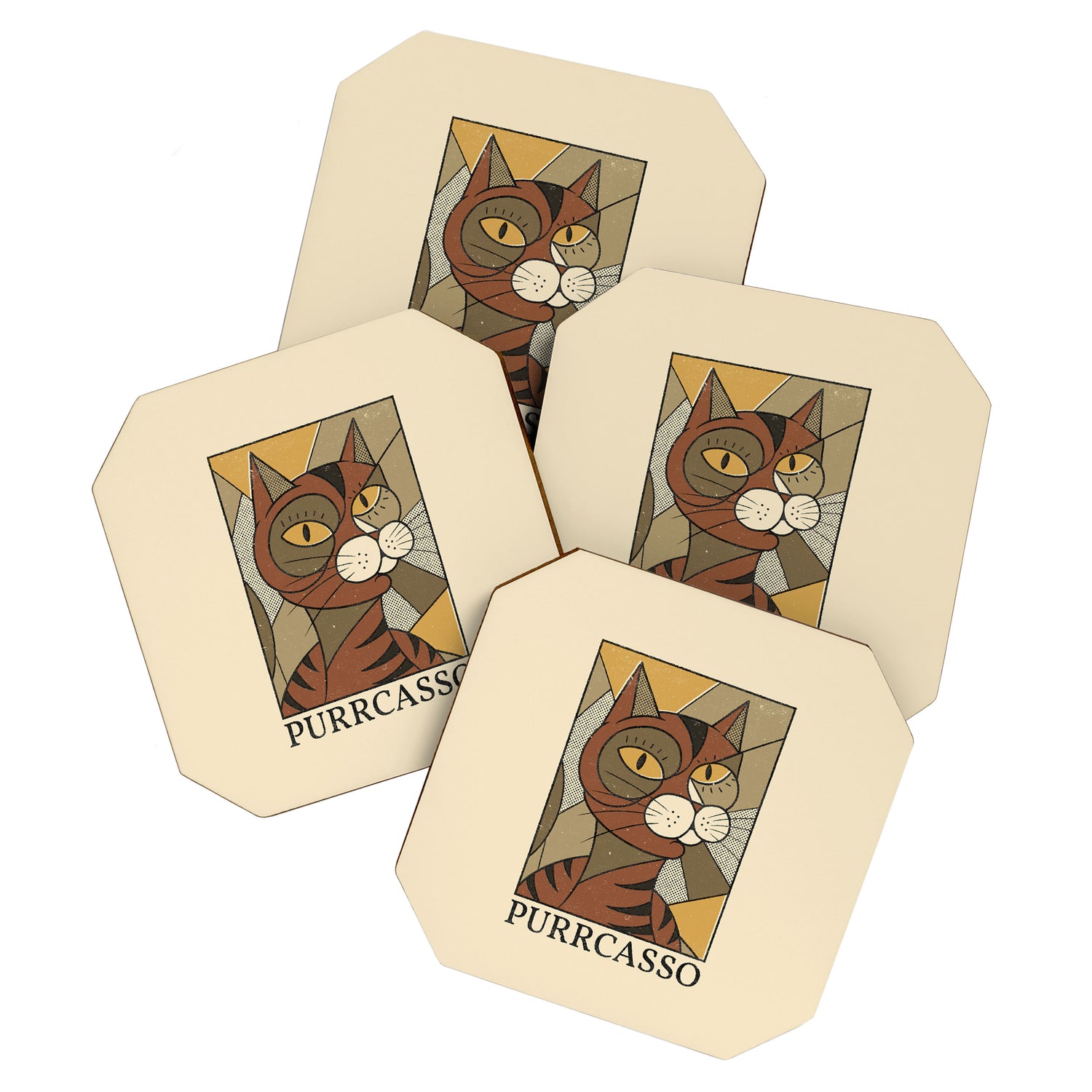 Purrcasso Coaster Gallery Image 1