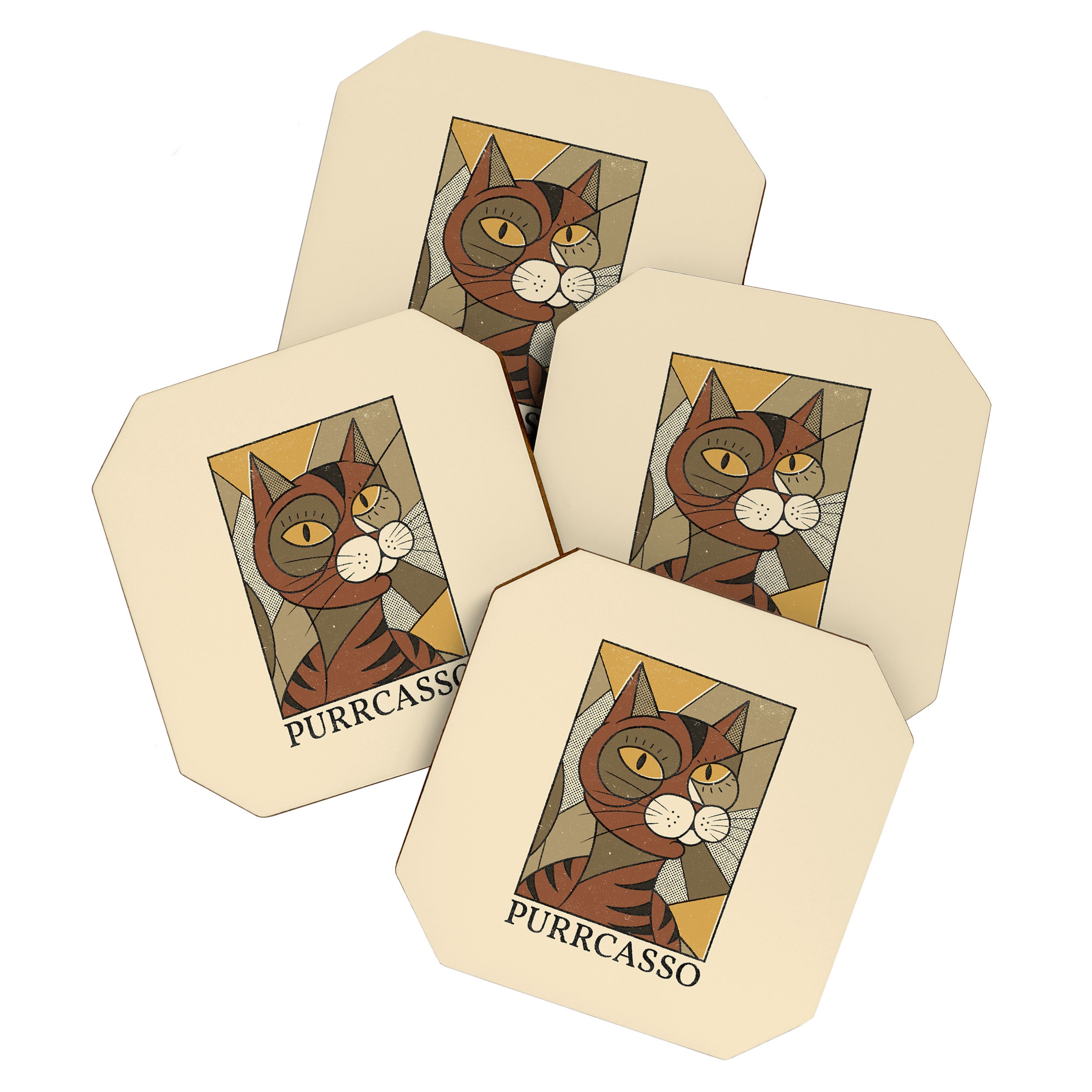 Purrcasso Coaster Gallery Image 1