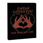 Satan Loves You Canvas Print Gallery Image 8