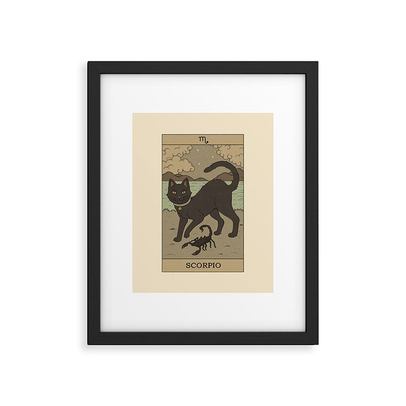 Scorpio Cat Framed Art Print Gallery Image 6