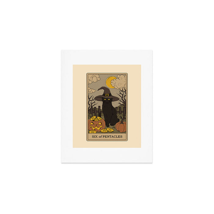 Six of Pentacles Art Print Gallery Image 1