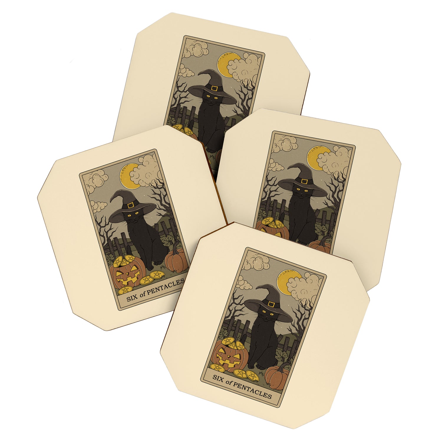 Six of Pentacles Coaster Gallery Image 1