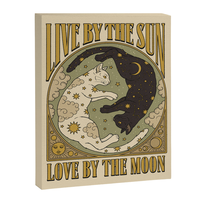 Sun and Moon Canvas Print Gallery Image 1