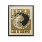 Sun and Moon Framed Canvas Print Gallery Image 3