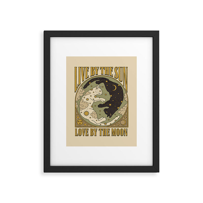 Sun and Moon Framed Art Print Gallery Image 6
