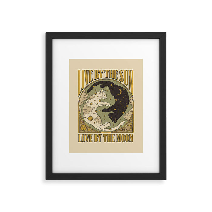 Sun and Moon Framed Art Print Gallery Image 1
