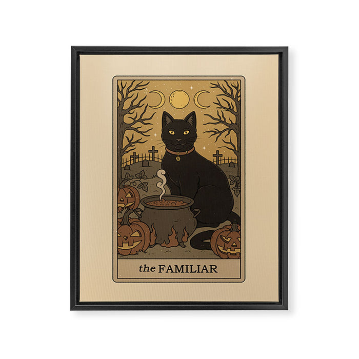 The Familiar Framed Canvas Print Gallery Image 1