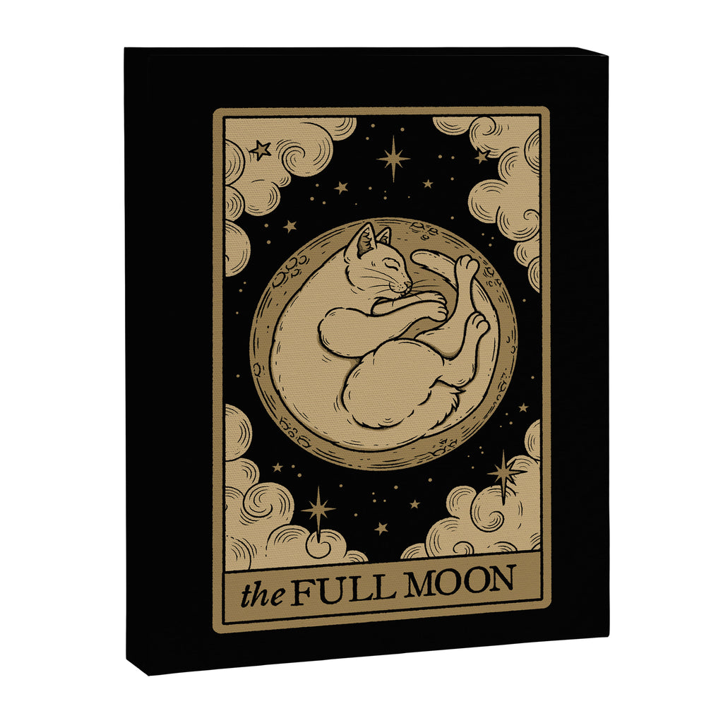 The Full Moon - Dark Background Canvas Print Gallery Image 8