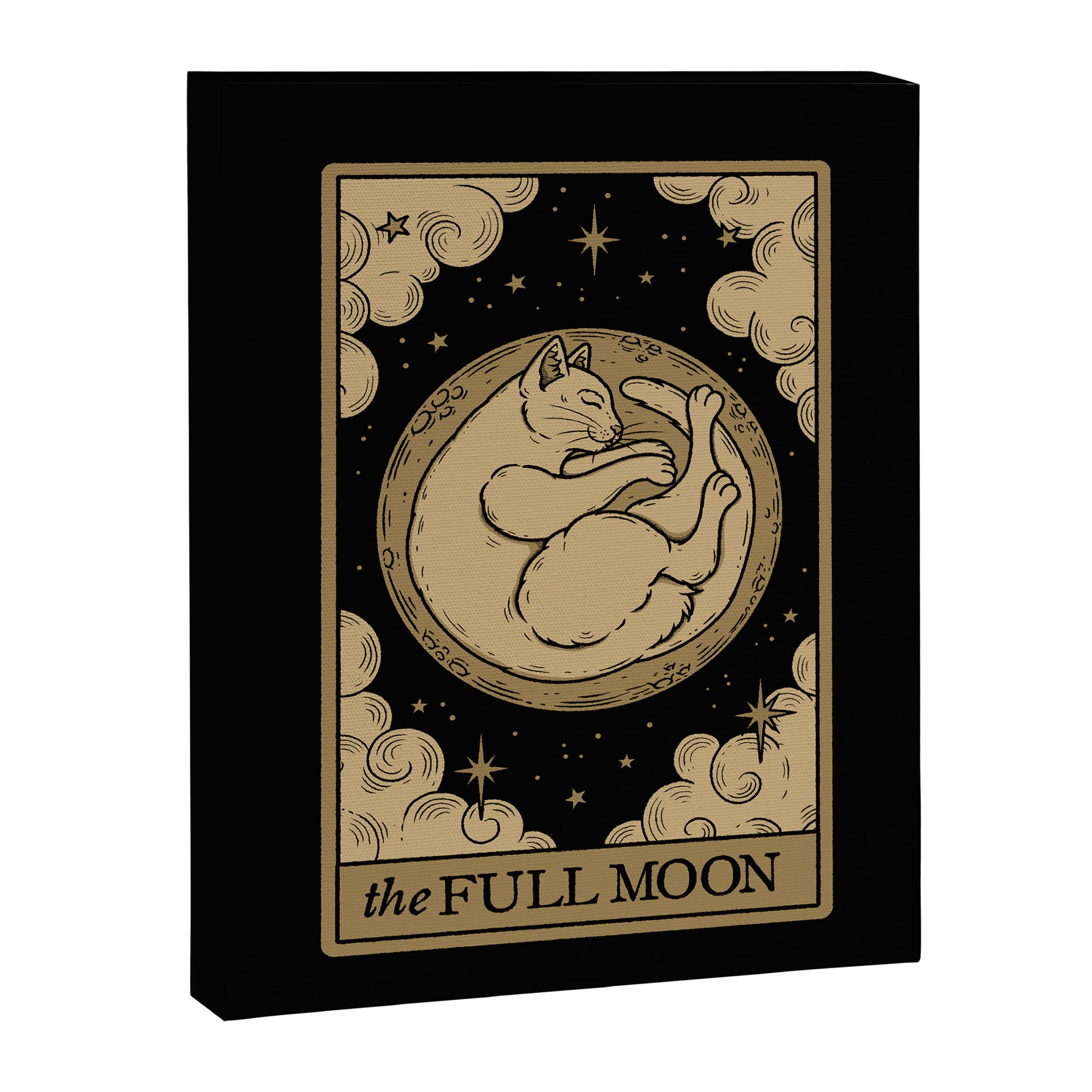 The Full Moon - Dark Background Canvas Print Gallery Image 8