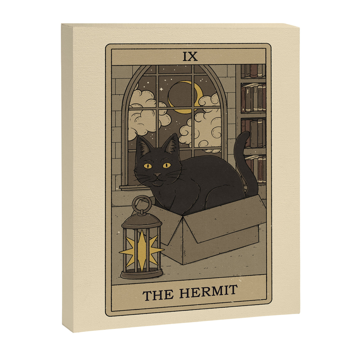 The Hermit - Cats Tarot Canvas Print Gallery Image 8