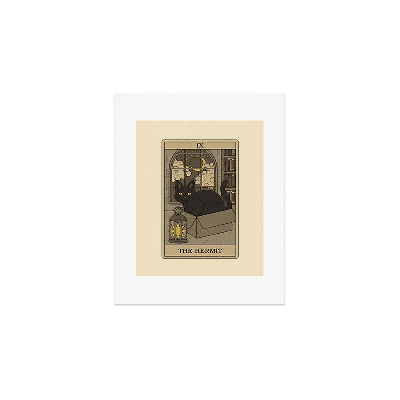 The Hermit - Cats Tarot Art Print Gallery Image 1