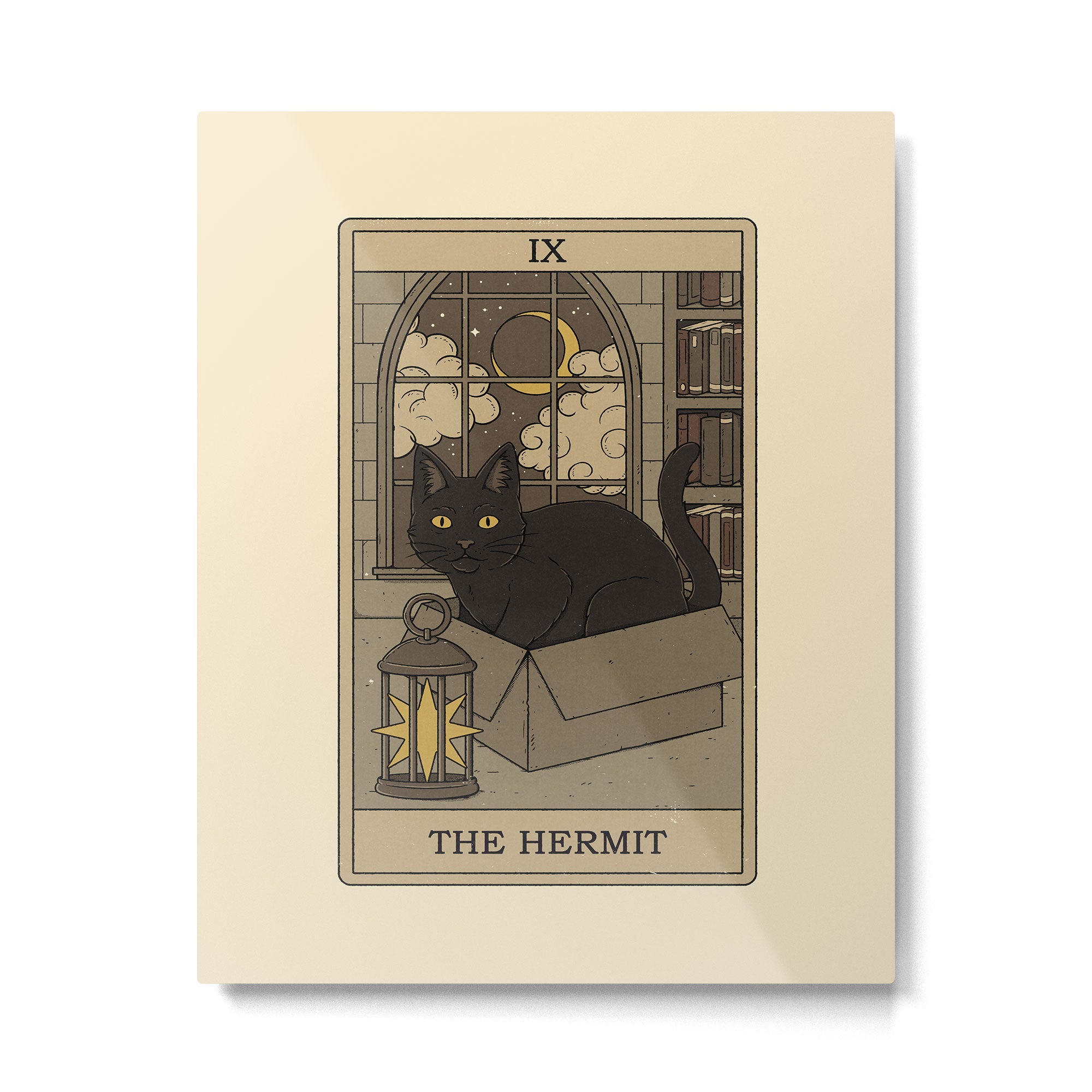 The Hermit - Cats Tarot Metal Print Gallery Image 6