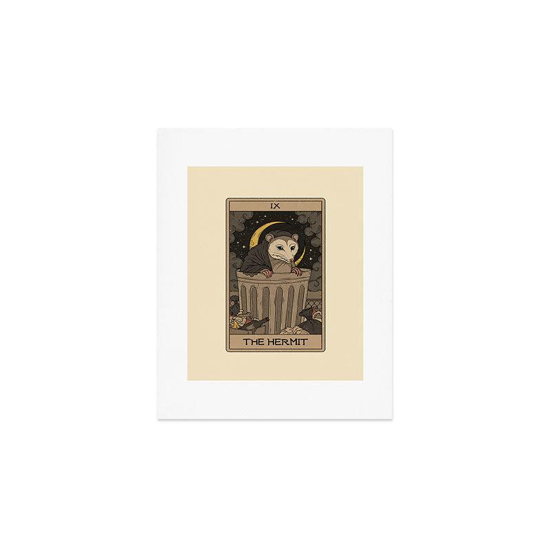 The Hermit - Possum Tarot Art Print Gallery Image 1