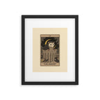 The Hermit - Possum Tarot Framed Art Print Gallery Image 4