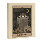 The Hermit - Raccoons Tarot Canvas Print Gallery Image 8