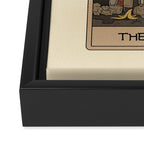 The Hermit - Raccoons Tarot Framed Canvas Print Gallery Image 3
