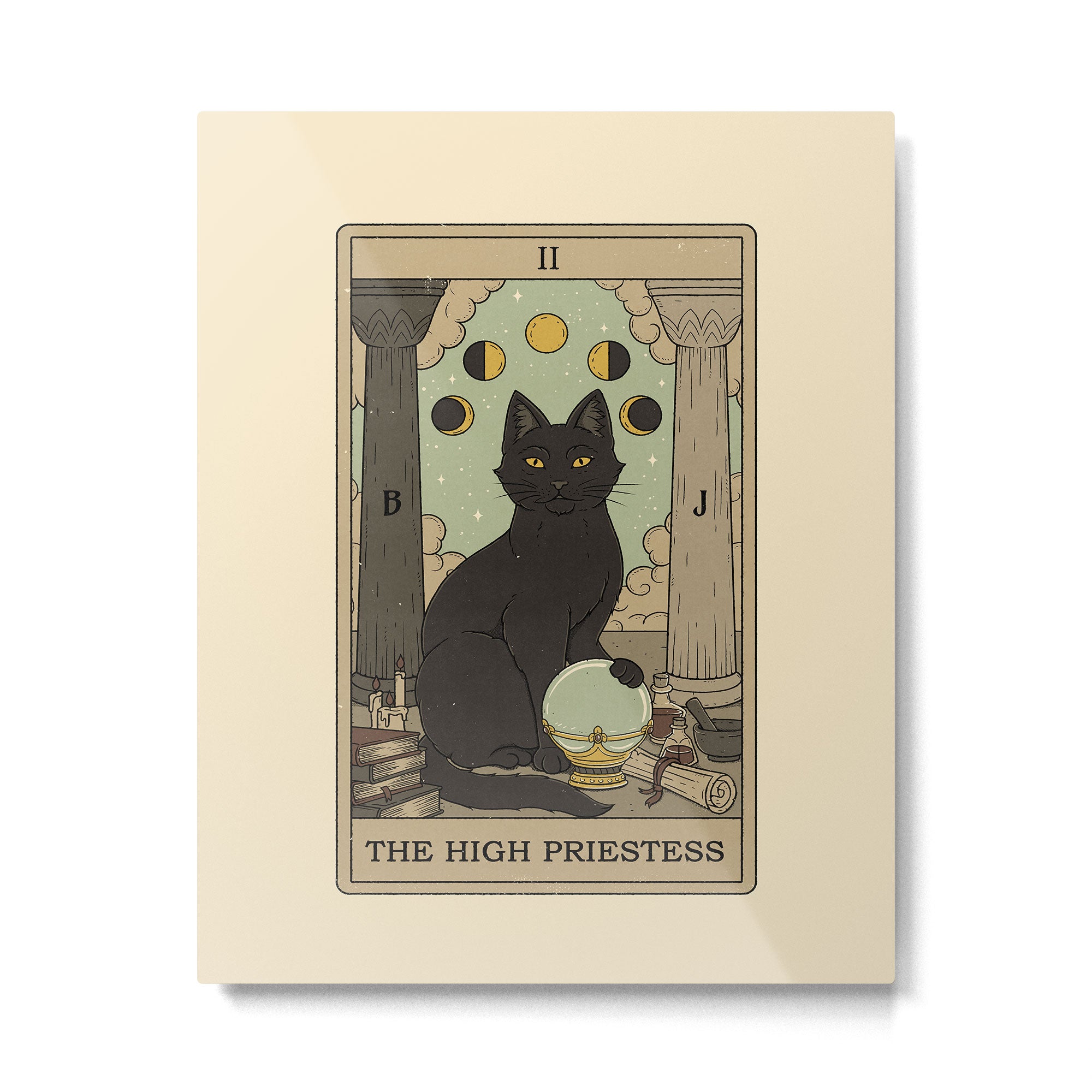 The High Priestess Metal Print Gallery Image 6