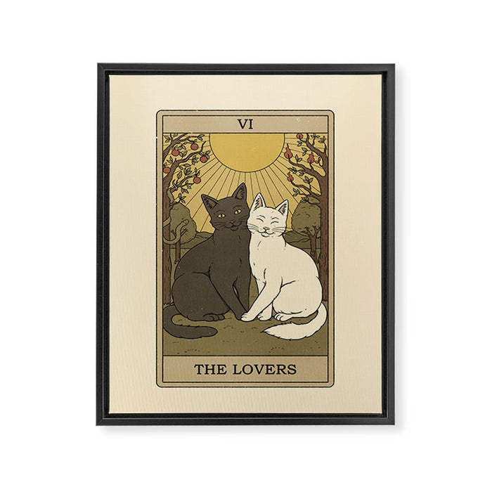 The Lovers Framed Canvas Print Gallery Image 1