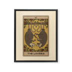 The Lovers - Possum Tarot Framed Canvas Print Gallery Image 8