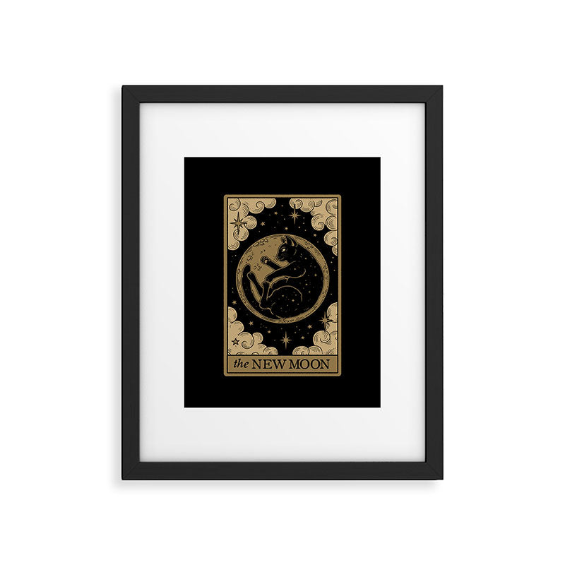 The New Moon - Dark Background Framed Art Print Gallery Image 6